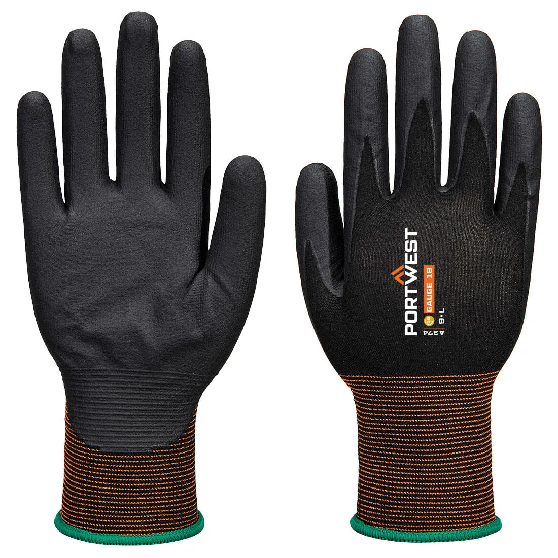 A374 - Gant GP Grip 18 mousse de nitrile - NGES